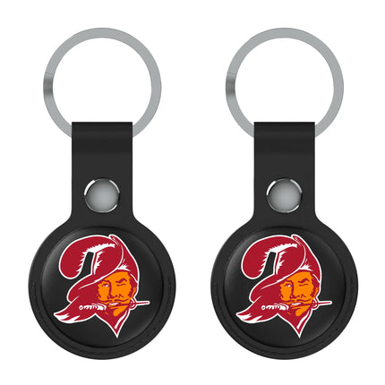 Tampa Bay Buccaneers Historic Collection Insignia Black Airtag Holder 2-Pack