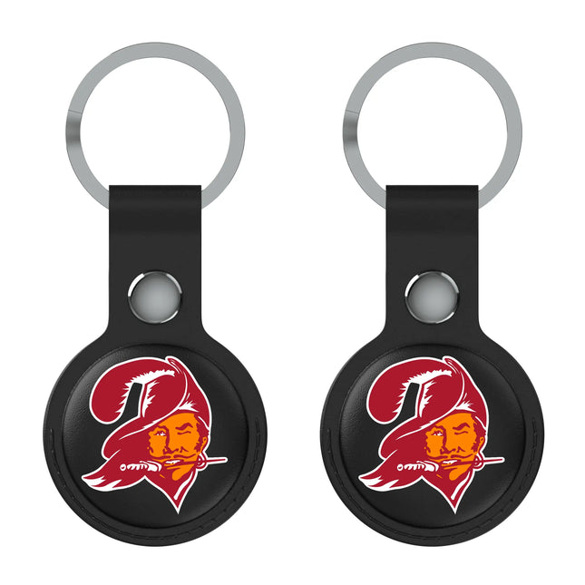 Tampa Bay Buccaneers Historic Collection Insignia Black Airtag Holder 2-Pack
