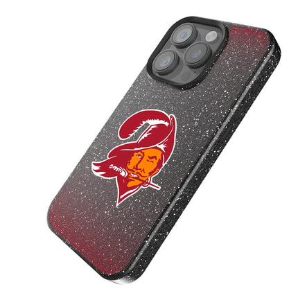 Tampa Bay Buccaneers Historic Collection Linen Black Bling Phone Case for Apple iPhone