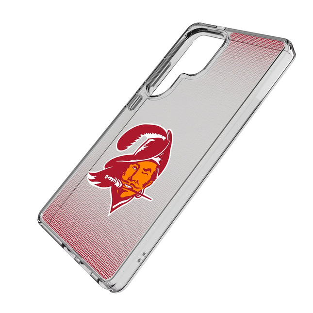 Tampa Bay Buccaneers Historic Collection Linen Clear Phone Case for Samsung Galaxy