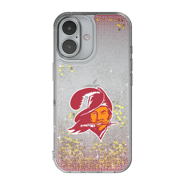 Tampa Bay Buccaneers Historic Collection Linen Glitter Phone Case for Apple iPhone