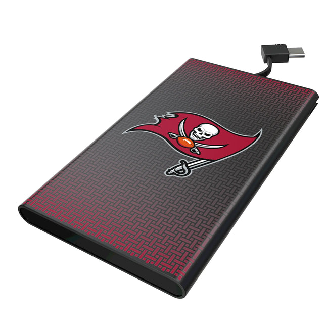 Tampa Bay Buccaneers Linen 5000mAh Flat Powerbank