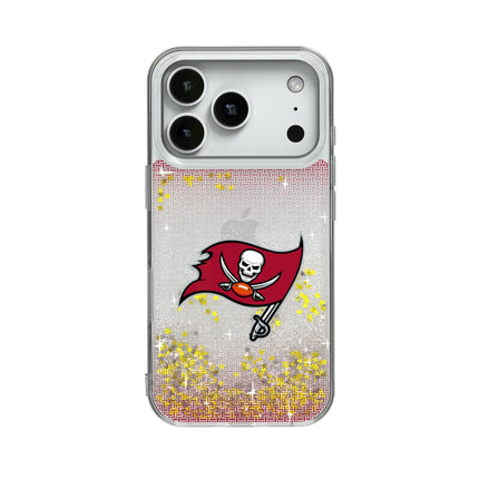 Tampa Bay Buccaneers Linen Glitter Phone Case for Apple iPhone