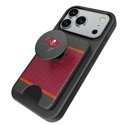 Tampa Bay Buccaneers Mesh PopSockets MagSafe-Compatible PopWallet+