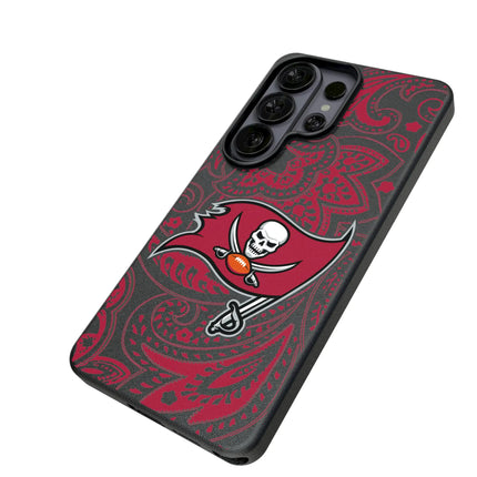 Tampa Bay Buccaneers Paisley MagSafe Compatible Phone Case for Samsung Galaxy