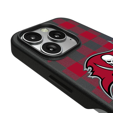 Tampa Bay Buccaneers Plaid MagSafe Compatible Phone Case for Apple iPhone