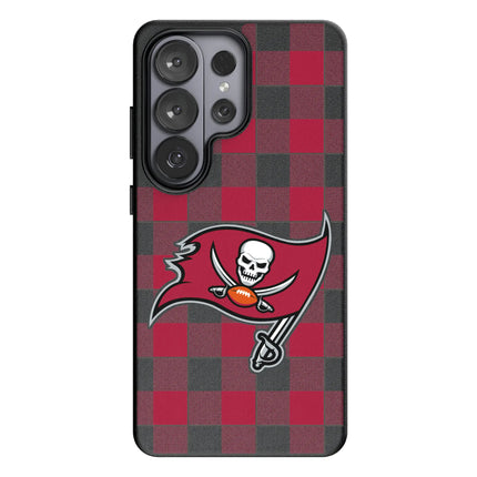 Tampa Bay Buccaneers Plaid MagSafe Compatible Phone Case for Samsung Galaxy