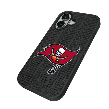 Tampa Bay Buccaneers Text Backdrop Bump Phone Case for Apple iPhone