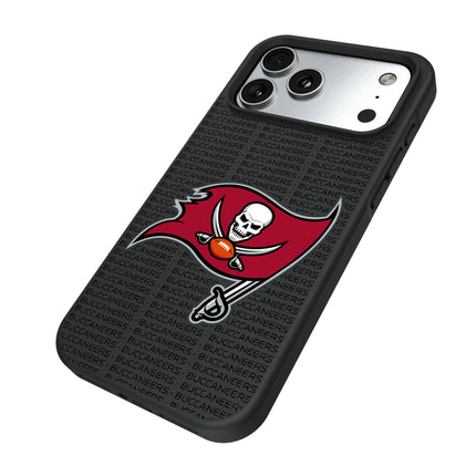 Tampa Bay Buccaneers Text Backdrop Bump Phone Case for Apple iPhone