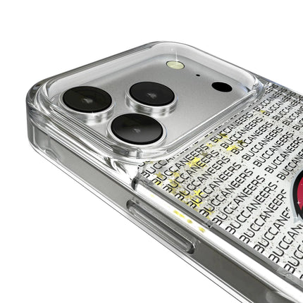 Tampa Bay Buccaneers Text Backdrop Glitter Phone Case for Apple iPhone