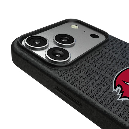 Tampa Bay Buccaneers Text Backdrop MagSafe Compatible Phone Case for Apple iPhone