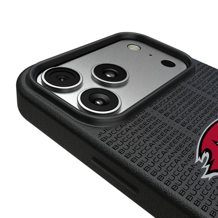 Tampa Bay Buccaneers Text Backdrop MagSafe Compatible Phone Case for Apple iPhone