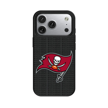 Tampa Bay Buccaneers Text Backdrop MagSafe Compatible Phone Case for Apple iPhone