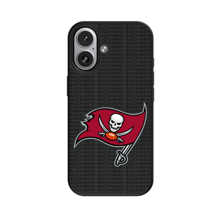 Tampa Bay Buccaneers Text Backdrop MagSafe Compatible Phone Case for Apple iPhone