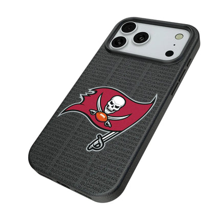Tampa Bay Buccaneers Text Backdrop MagSafe Compatible Phone Case for Apple iPhone