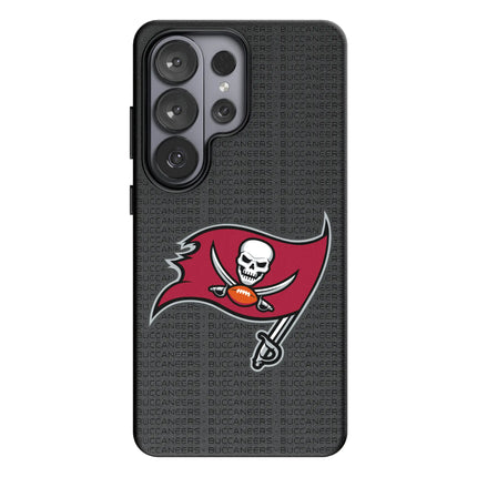 Tampa Bay Buccaneers Text Backdrop MagSafe Compatible Phone Case for Samsung Galaxy