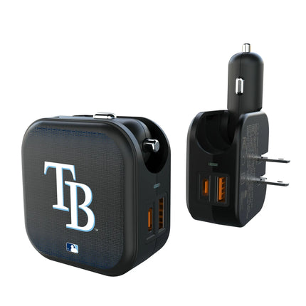 Tampa Bay Rays Linen 2 in 1 USB A/C Charger