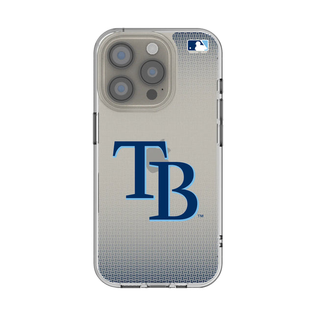 Tampa Bay Rays Linen Clear Phone Case for Apple iPhone