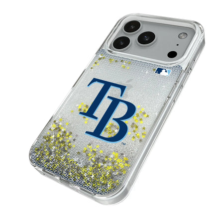 Tampa Bay Rays Linen Glitter Phone Case for Apple iPhone