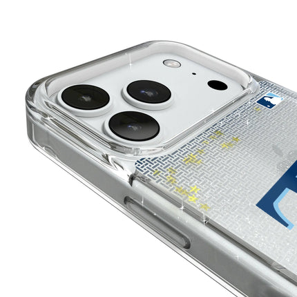 Tampa Bay Rays Linen Glitter Phone Case for Apple iPhone