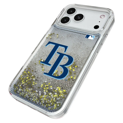 Tampa Bay Rays Linen Glitter Phone Case for Apple iPhone