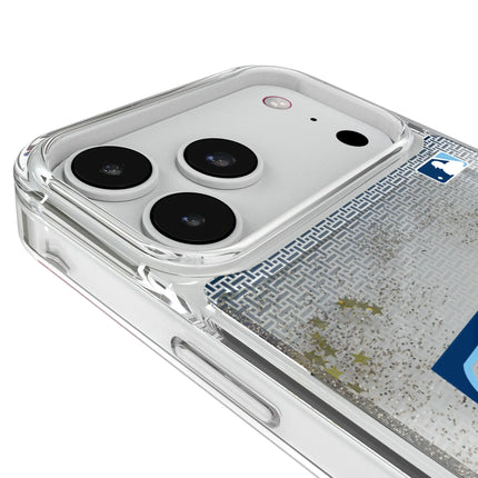 Tampa Bay Rays Linen Glitter Phone Case for Apple iPhone