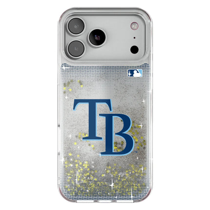 Tampa Bay Rays Linen Glitter Phone Case for Apple iPhone