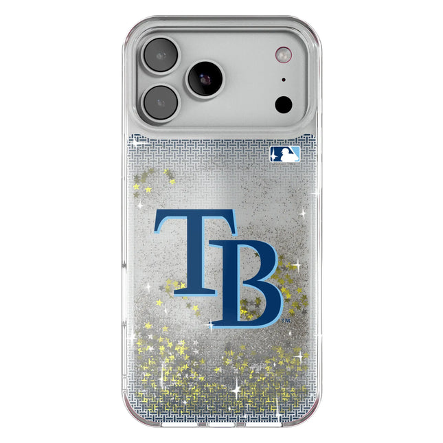 Tampa Bay Rays Linen Glitter Phone Case for Apple iPhone