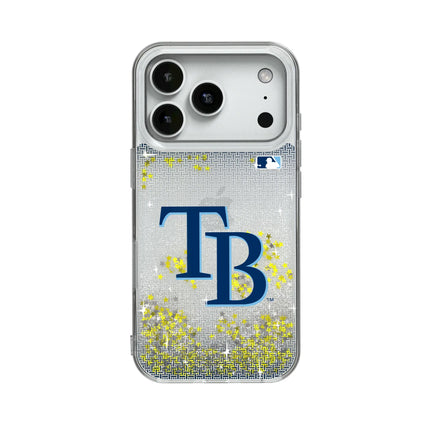 Tampa Bay Rays Linen Glitter Phone Case for Apple iPhone