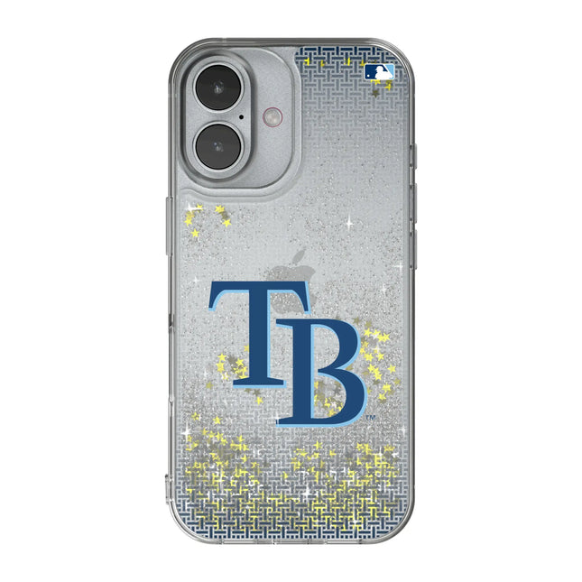 Tampa Bay Rays Linen Glitter Phone Case for Apple iPhone