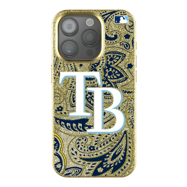 Tampa Bay Rays Paisley Bling Phone Case for Apple iPhone