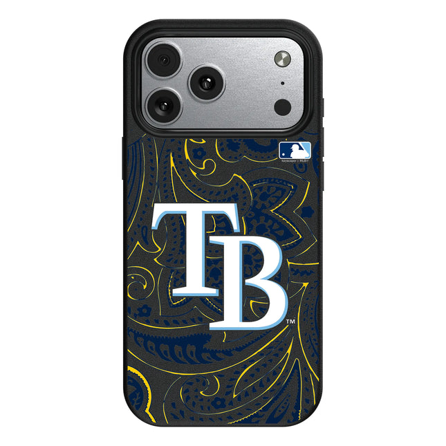 Tampa Bay Rays Paisley MagSafe Compatible Phone Case for Apple iPhone