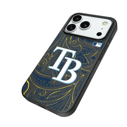 Tampa Bay Rays Paisley MagSafe Compatible Phone Case for Apple iPhone