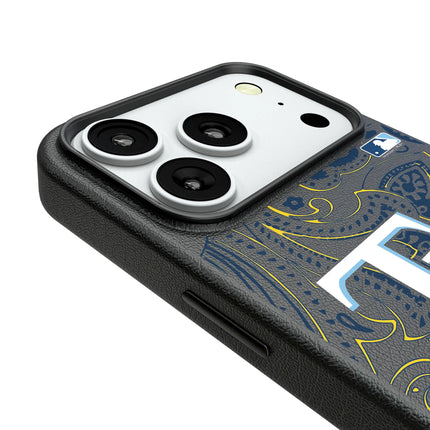 Tampa Bay Rays Paisley MagSafe Compatible Phone Case for Apple iPhone