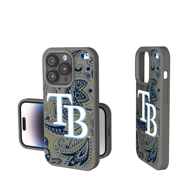 Tampa Bay Rays Paisley Soft Touch Phone Case for Apple iPhone