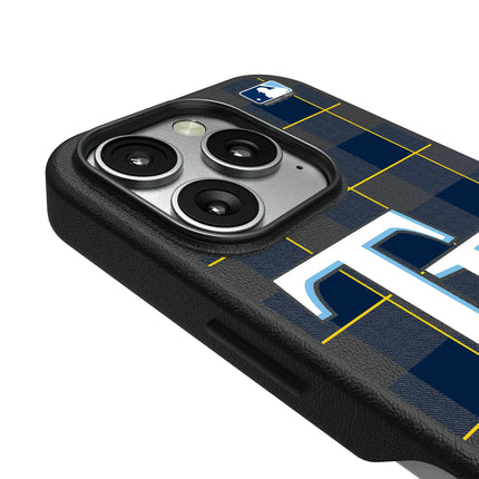 Tampa Bay Rays Plaid MagSafe Compatible Phone Case for Apple iPhone