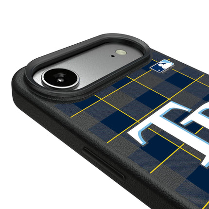 Tampa Bay Rays Plaid MagSafe Compatible Phone Case for Apple iPhone