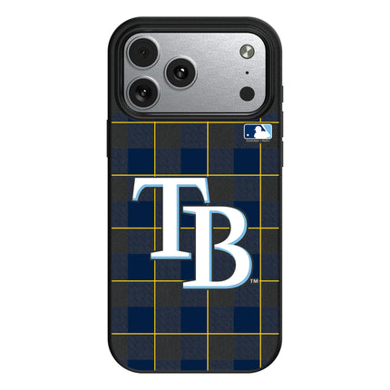 Tampa Bay Rays Plaid MagSafe Compatible Phone Case for Apple iPhone
