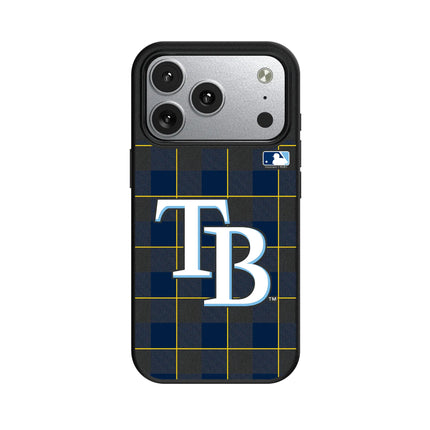 Tampa Bay Rays Plaid MagSafe Compatible Phone Case for Apple iPhone