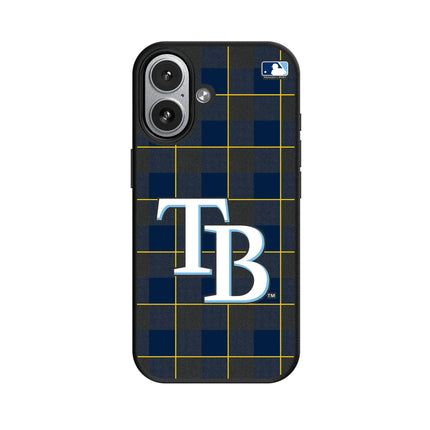 Tampa Bay Rays Plaid MagSafe Compatible Phone Case for Apple iPhone