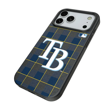 Tampa Bay Rays Plaid MagSafe Compatible Phone Case for Apple iPhone