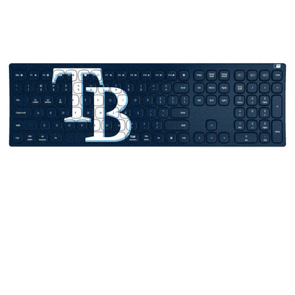 Tampa Bay Rays Solid Curved Wireless Keyboard
