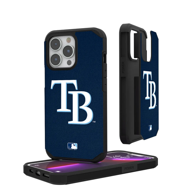 Tampa Bay Rays Solid Rugged Phone Case for Apple iPhone