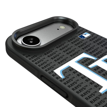 Tampa Bay Rays Text Backdrop Bump Phone Case for Apple iPhone