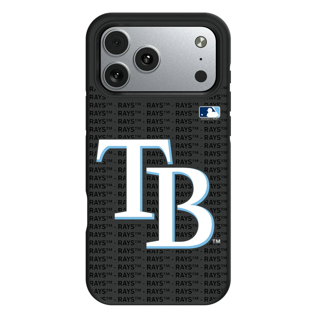 Tampa Bay Rays Text Backdrop Bump Phone Case for Apple iPhone