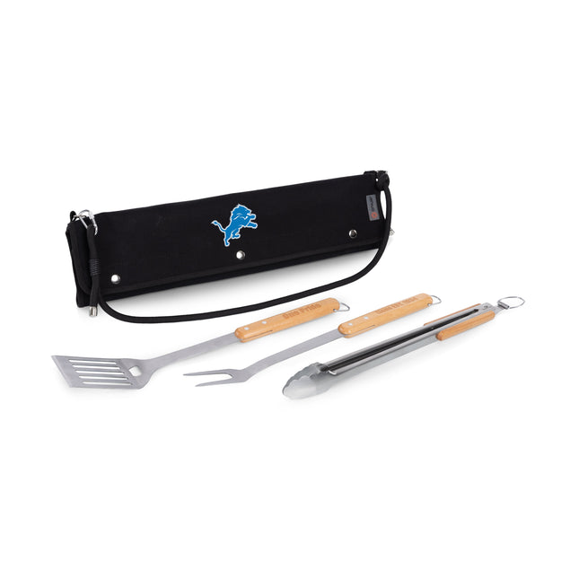 Detroit Lions - BBQ Roll Up 3 Piece Set