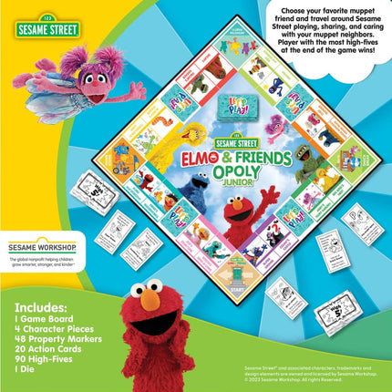 Sesame Street - Elmo & Friends Opoly Junior