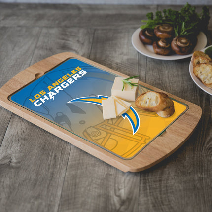 Los Angeles Chargers - Billboard Glass Top Serving Tray