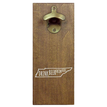 Tennessee Drink Beer From Here Cap Catching Magnetic Bottle Opener