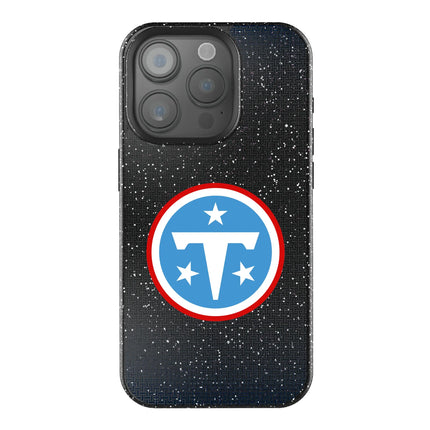 Tennessee Titans Linen Black Bling Phone Case for Apple iPhone